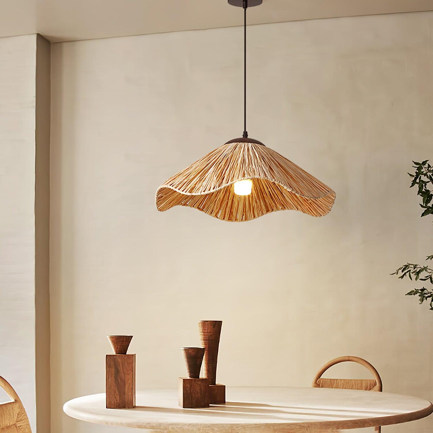 Firan Straw Bohemian Pendant Lamp - Letslighting