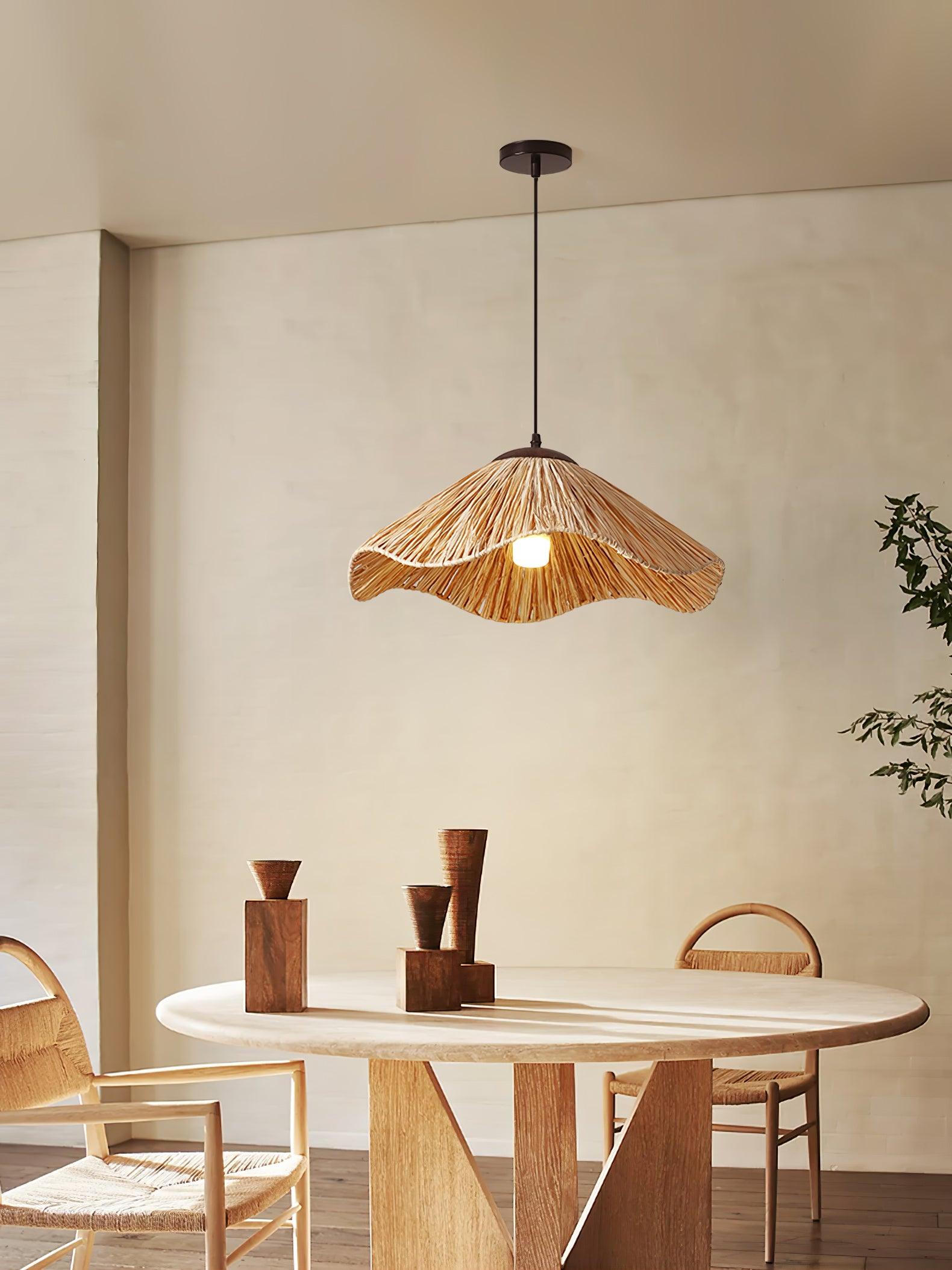 Firan Straw Bohemian Pendant Lamp - Letslighting
