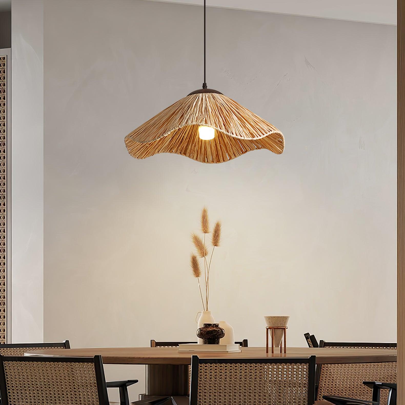 Firan Straw Bohemian Pendant Lamp - Letslighting