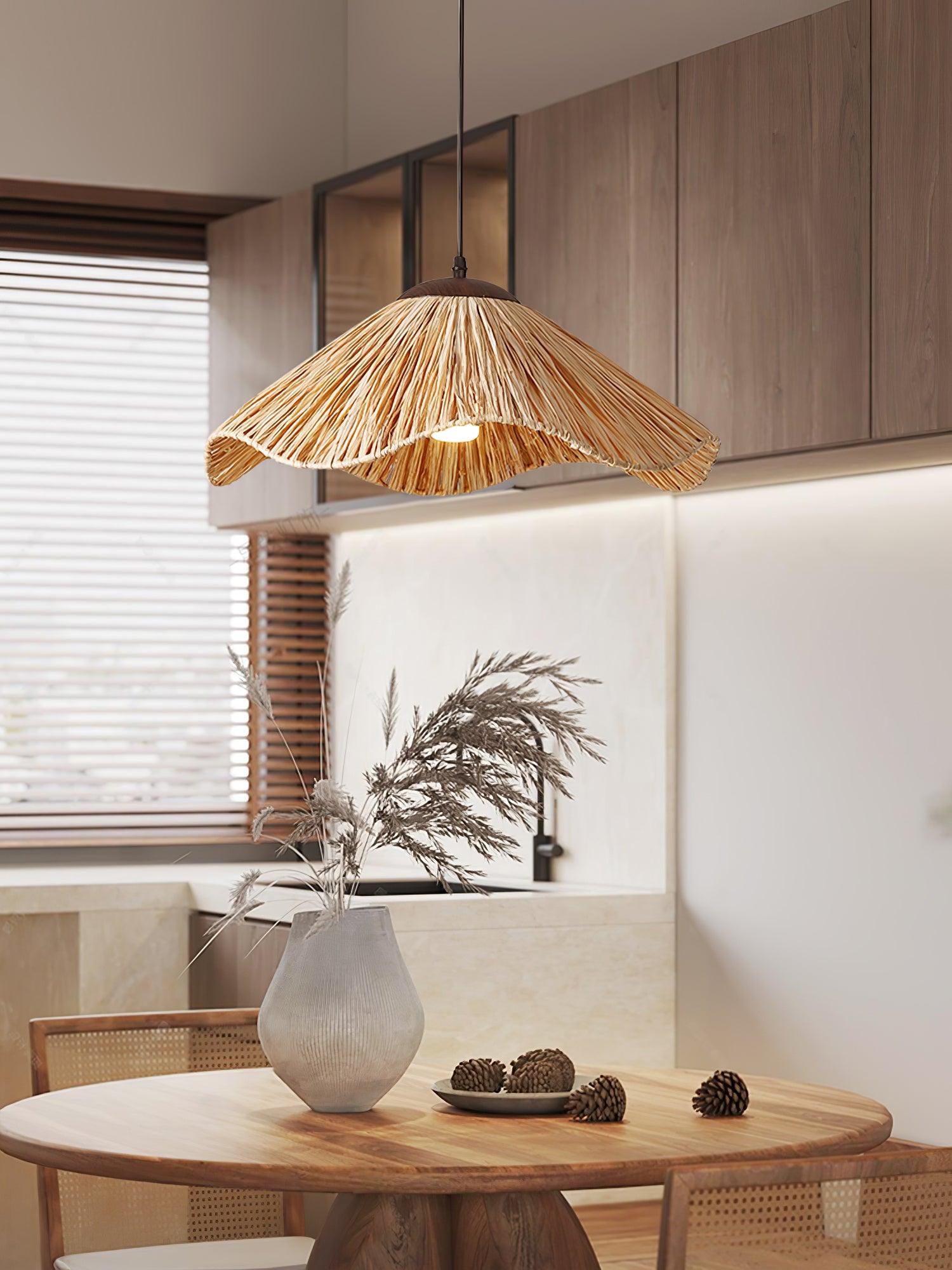 Firan Straw Bohemian Pendant Lamp - Letslighting