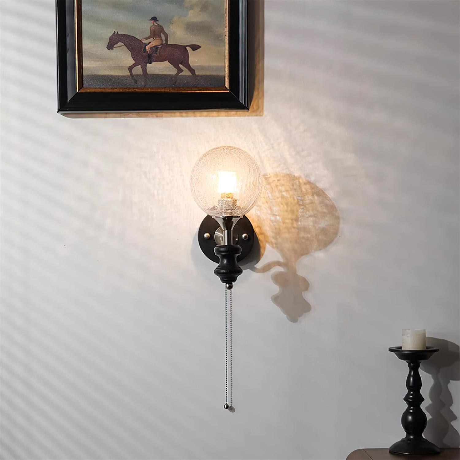 Duvin Frosted Glass Vintage Wall Lamp - Letslighting