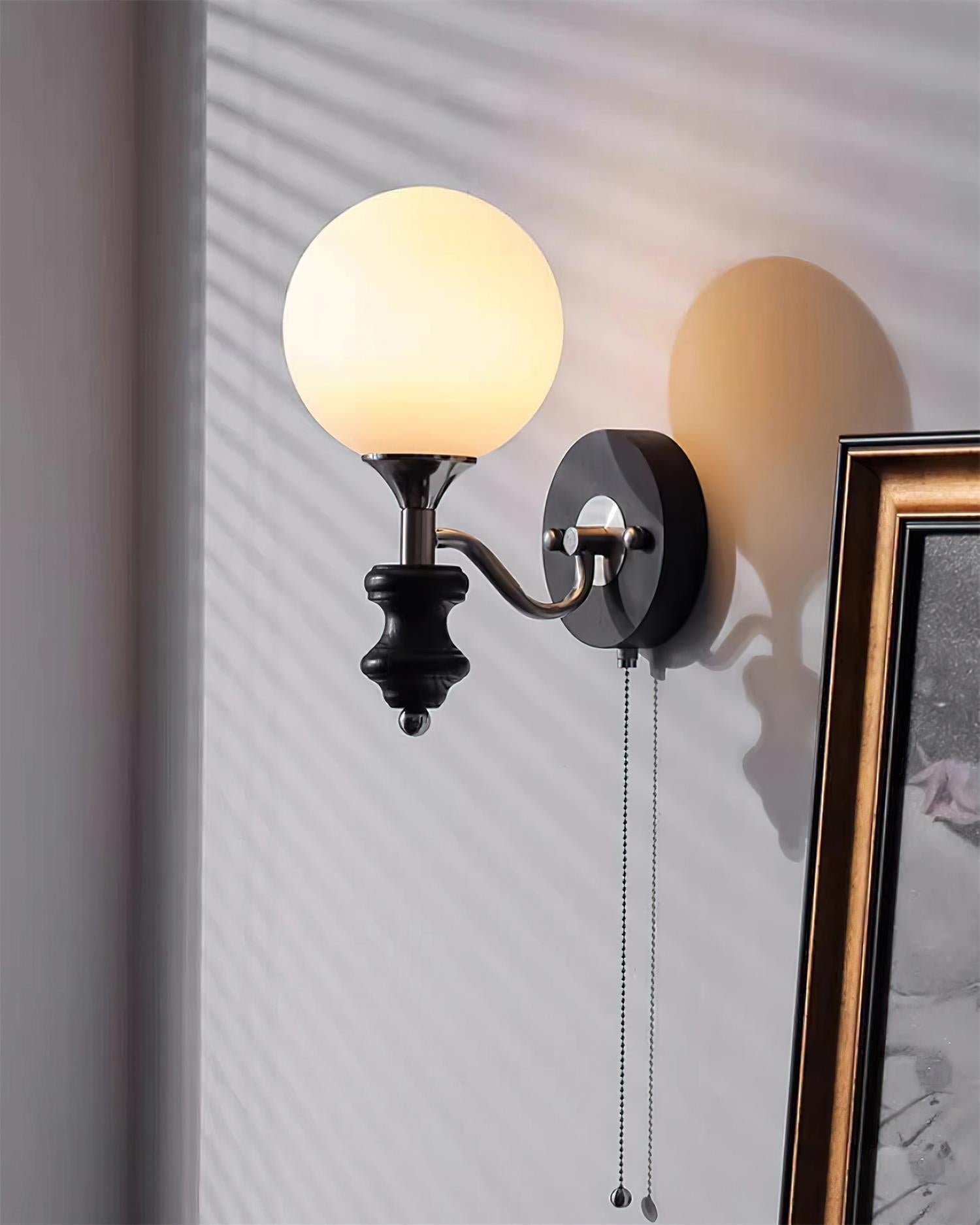 Duvin Frosted Glass Vintage Wall Lamp - Letslighting