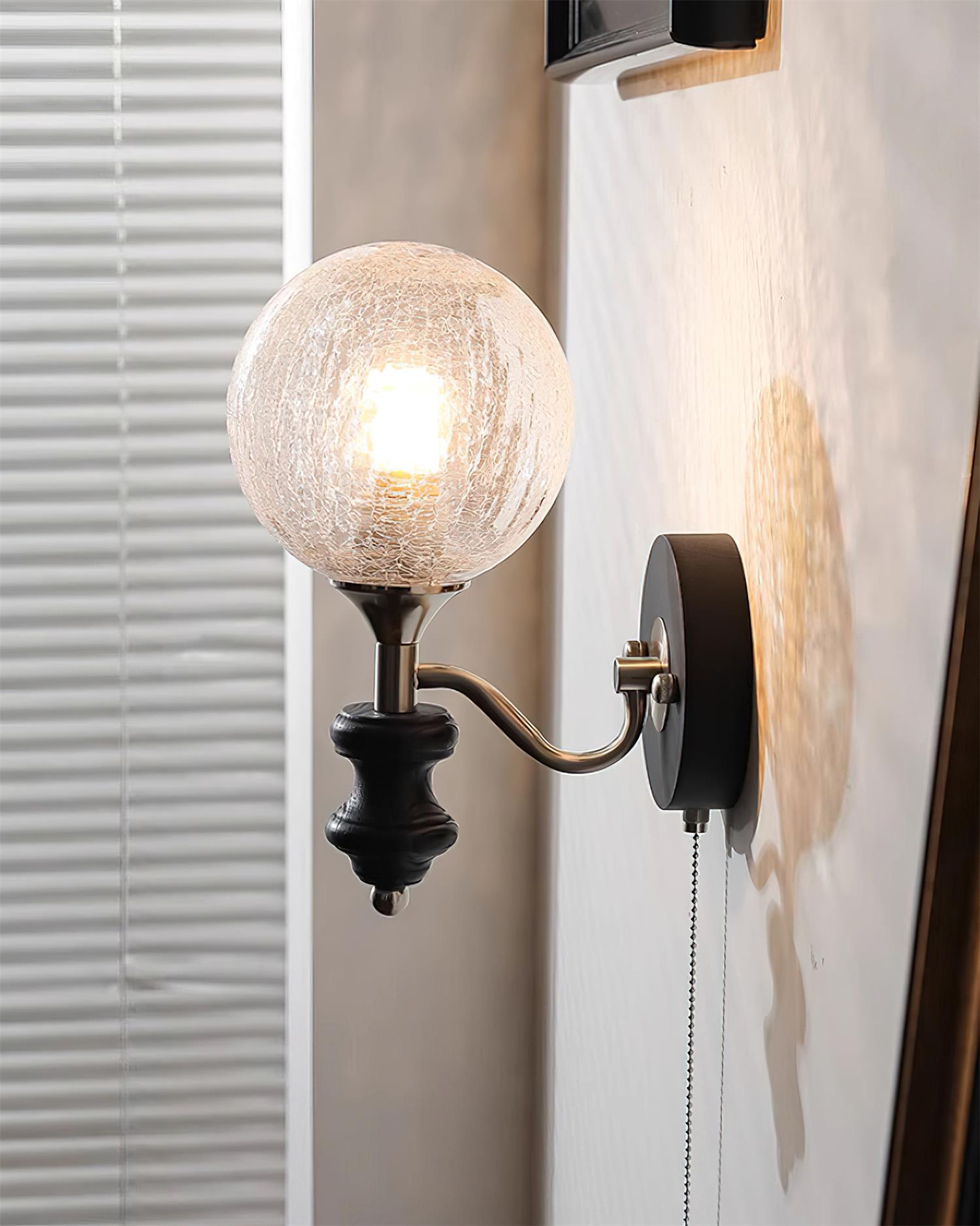 Duvin Frosted Glass Vintage Wall Lamp - Letslighting