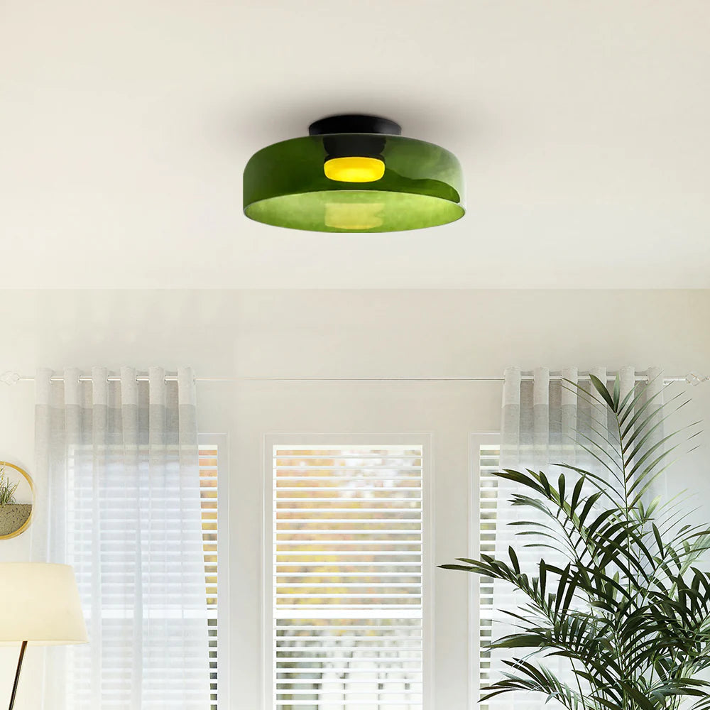 Valentina Modern Simple Creative Glass Flush Mount Ceiling Light - Letslighting