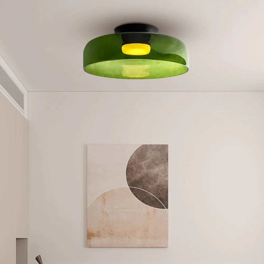 Valentina Modern Simple Creative Glass Flush Mount Ceiling Light - Letslighting