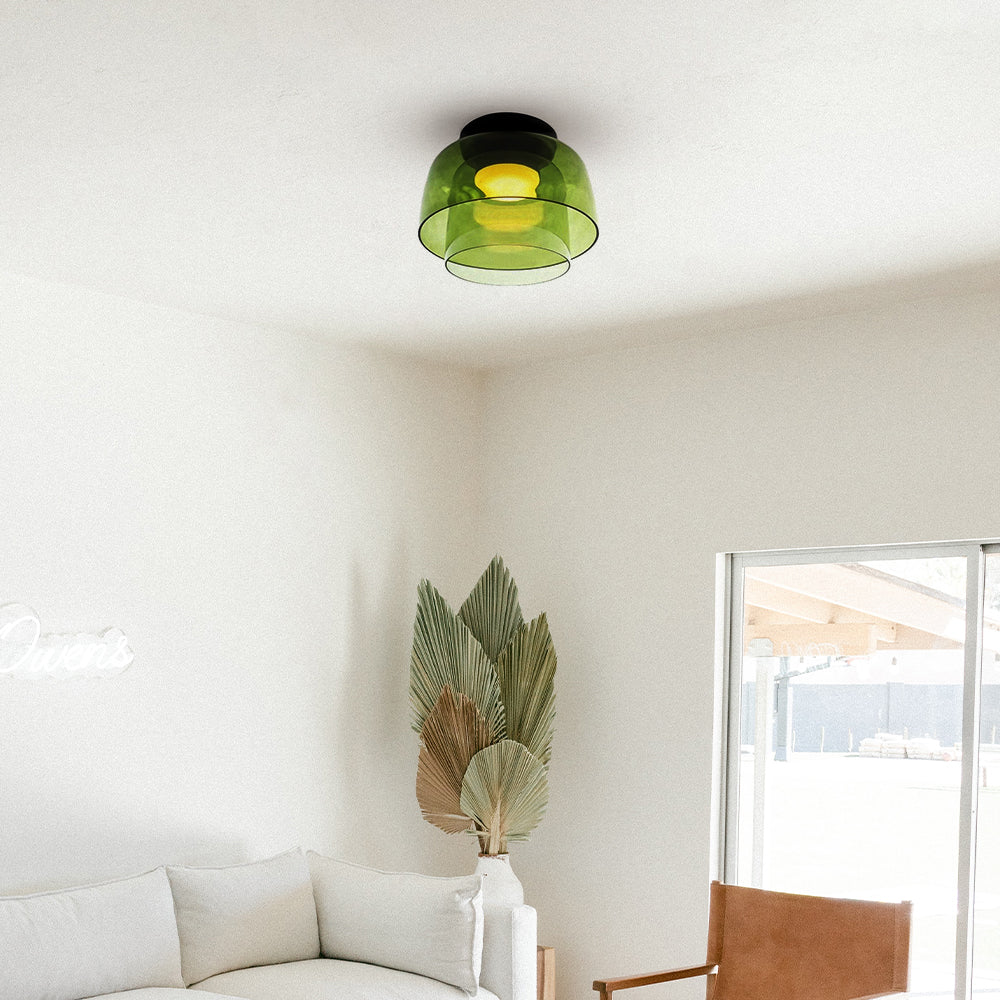 Valentina Modern Simple Creative Glass Flush Mount Ceiling Light - Letslighting