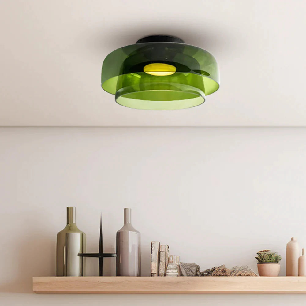 Valentina Modern Simple Creative Glass Flush Mount Ceiling Light - Letslighting