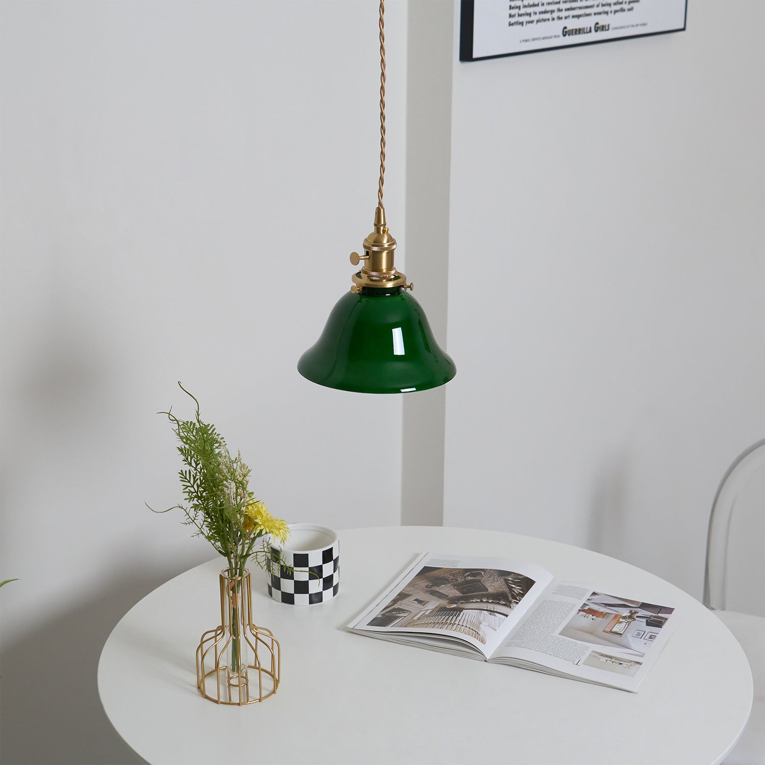 Velona Brass Retro Pendant Light - Letslighting