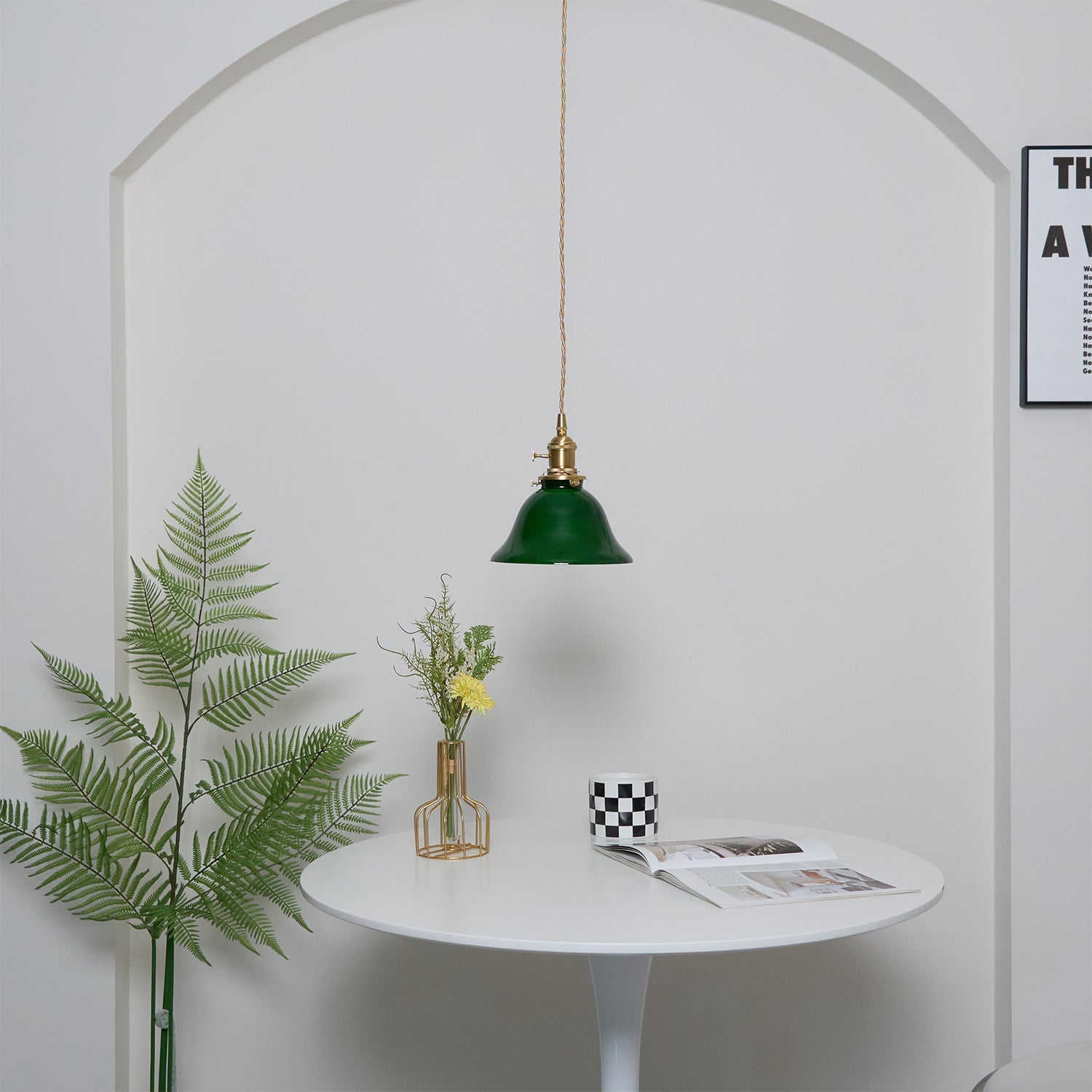 Velona Brass Retro Pendant Light - Letslighting