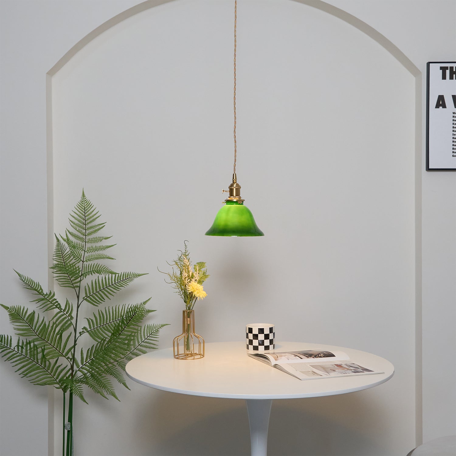 Velona Brass Retro Pendant Light - Letslighting