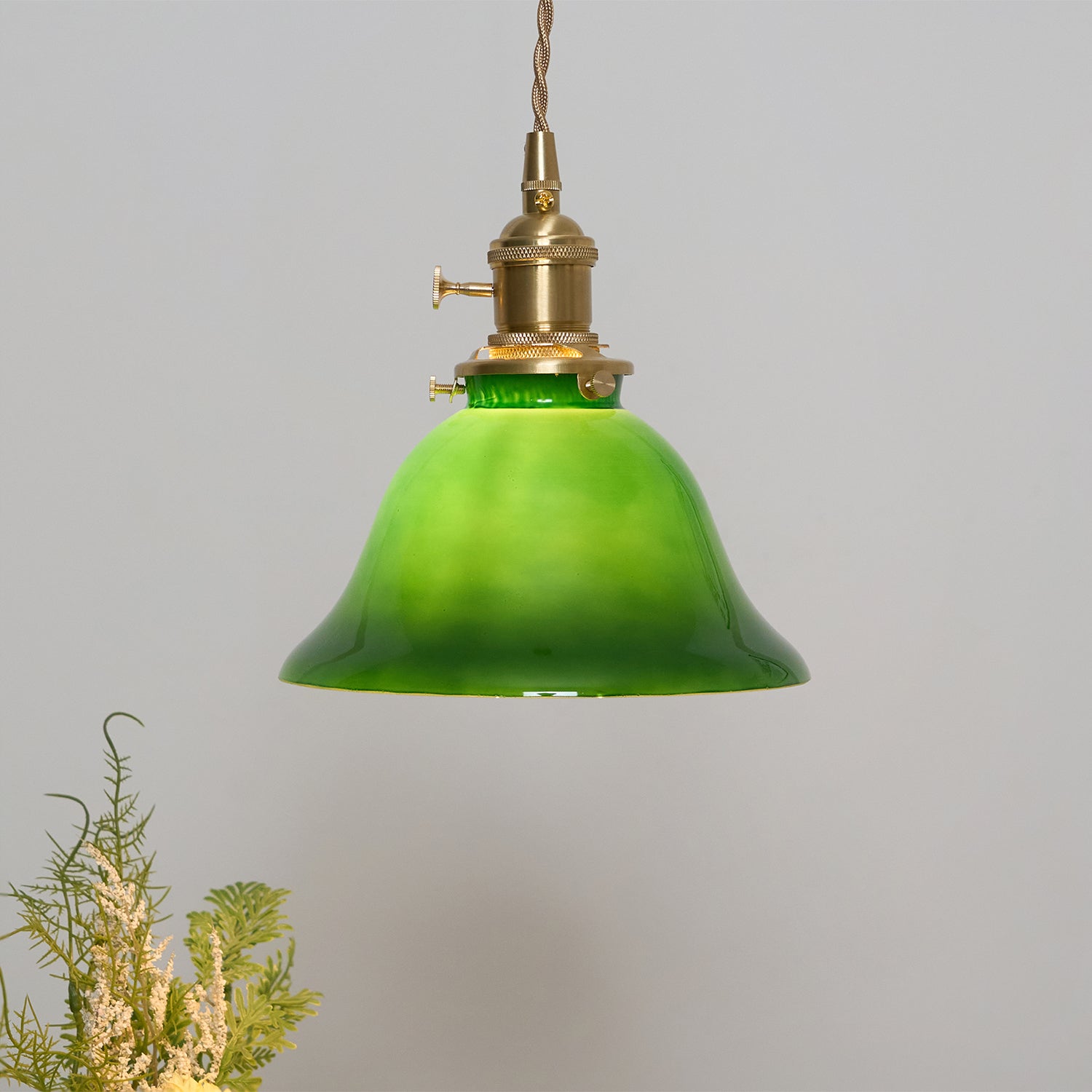 Velona Brass Retro Pendant Light - Letslighting