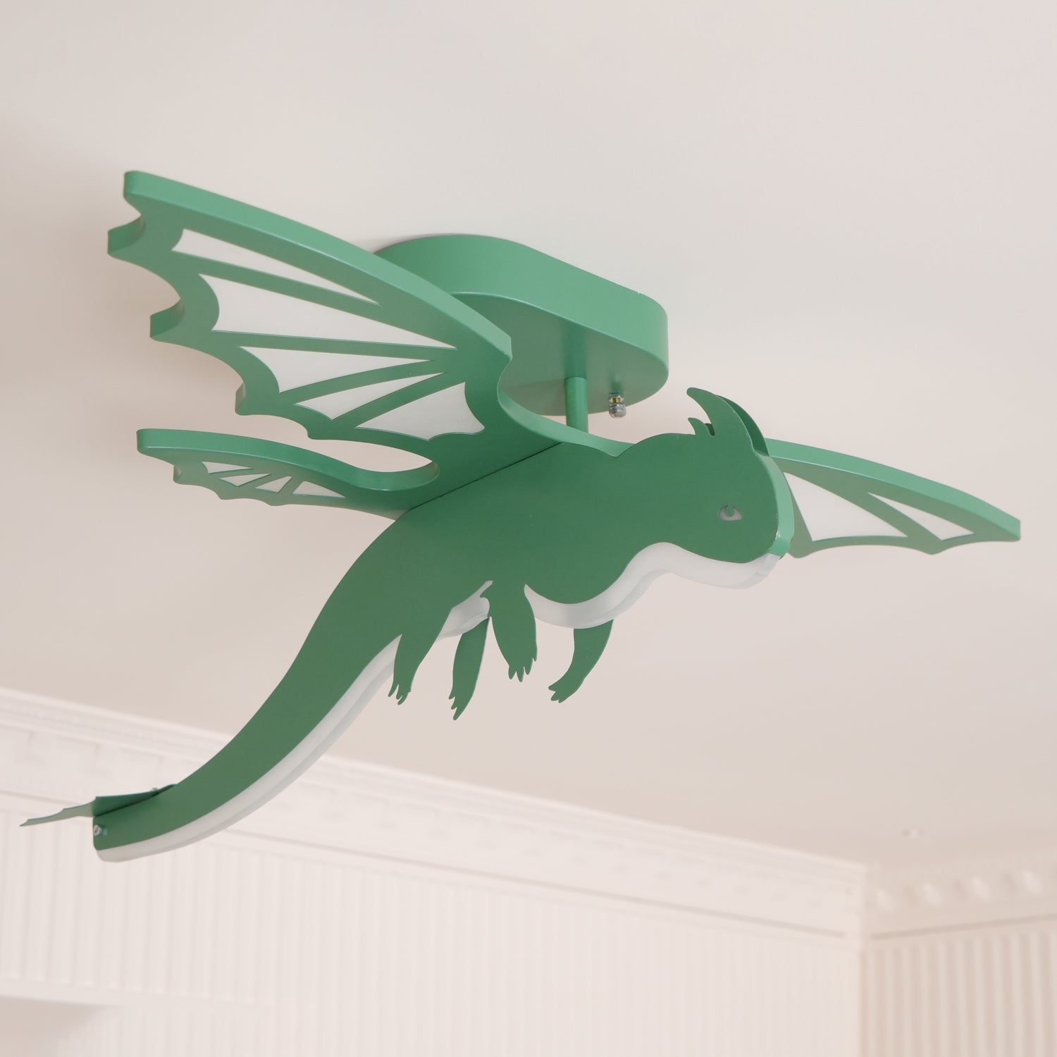 Lustra Ceiling Light Green Dinosaur LED - Letslighting