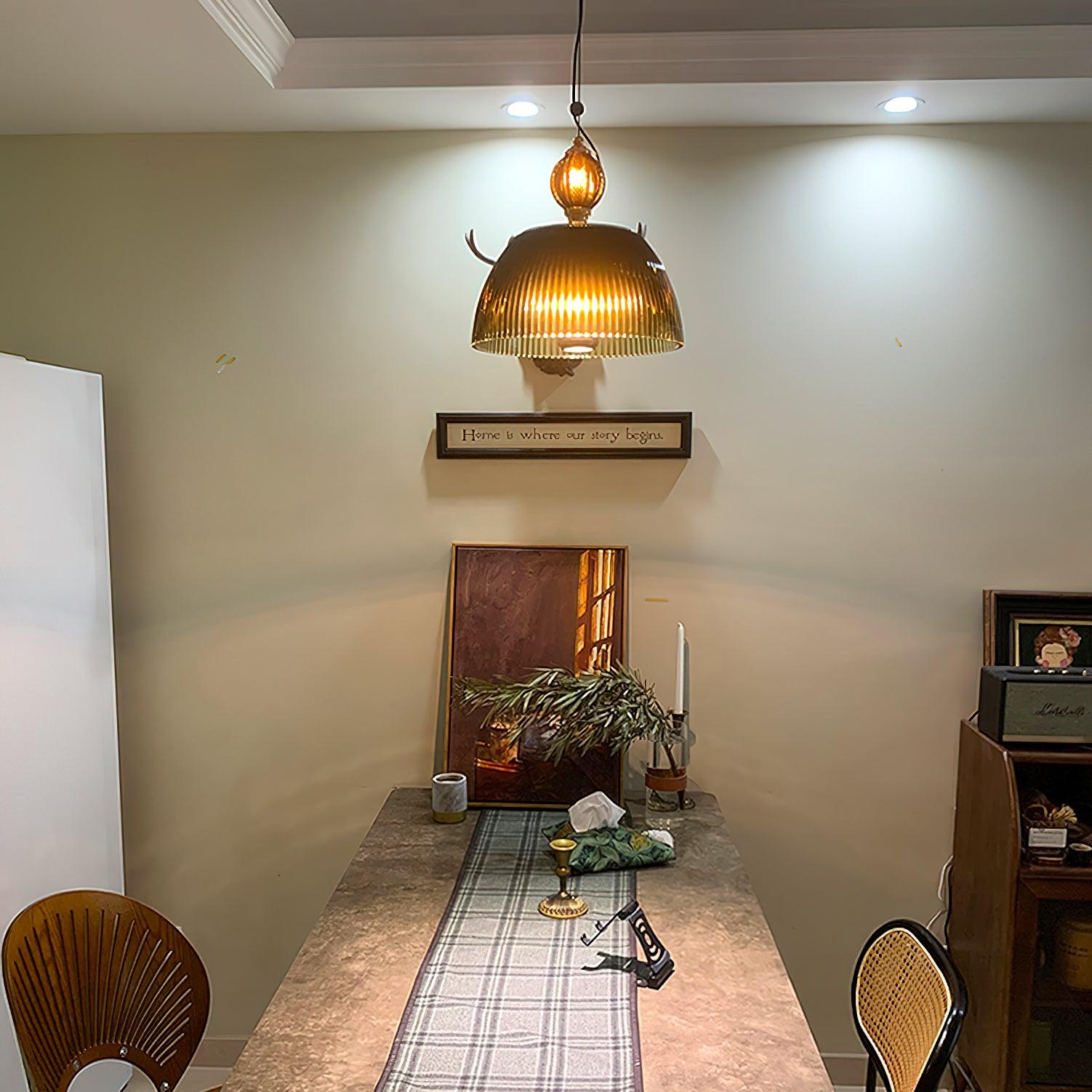 Nyra Glass Retro Pendant Lamp - Letslighting