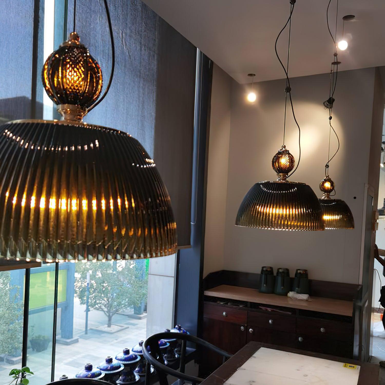 Nyra Glass Retro Pendant Lamp - Letslighting