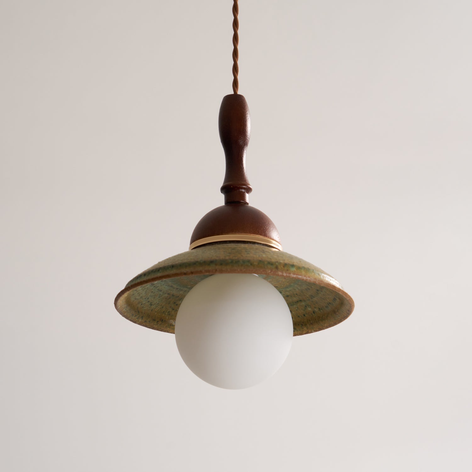 Ulsilia Nordic Art Wood Ceramics Pendant Lamp - Letslighting