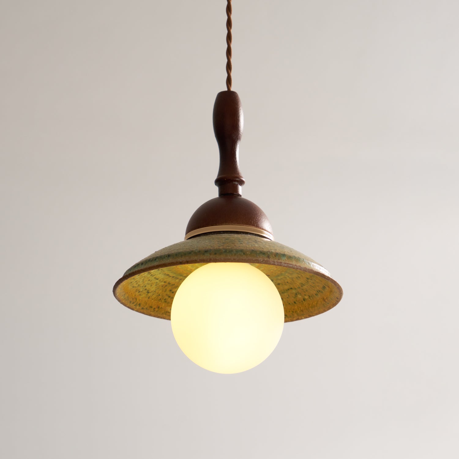 Ulsilia Nordic Art Wood Ceramics Pendant Lamp - Letslighting