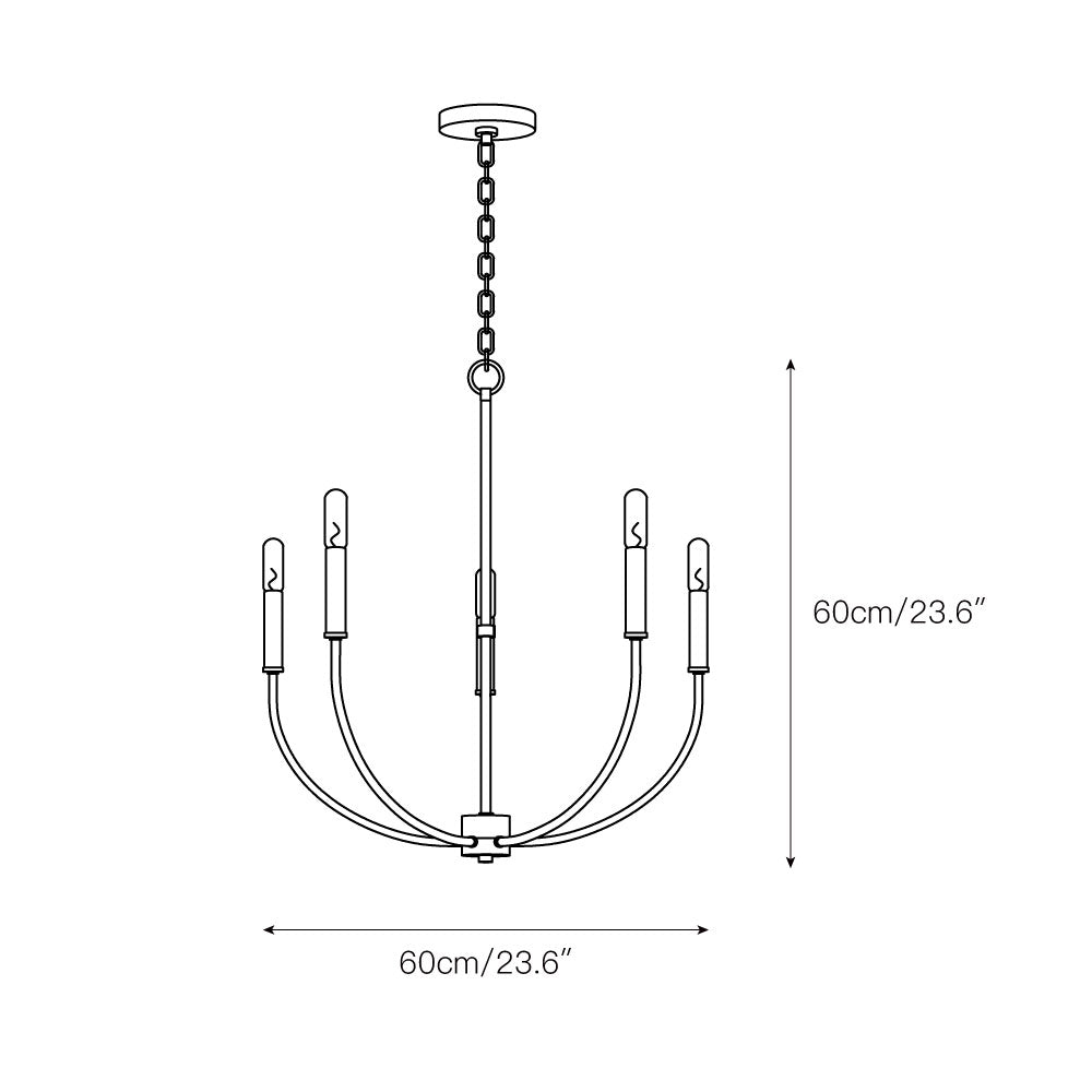 Irinel Vintage Industrial Chandelier - Letslighting