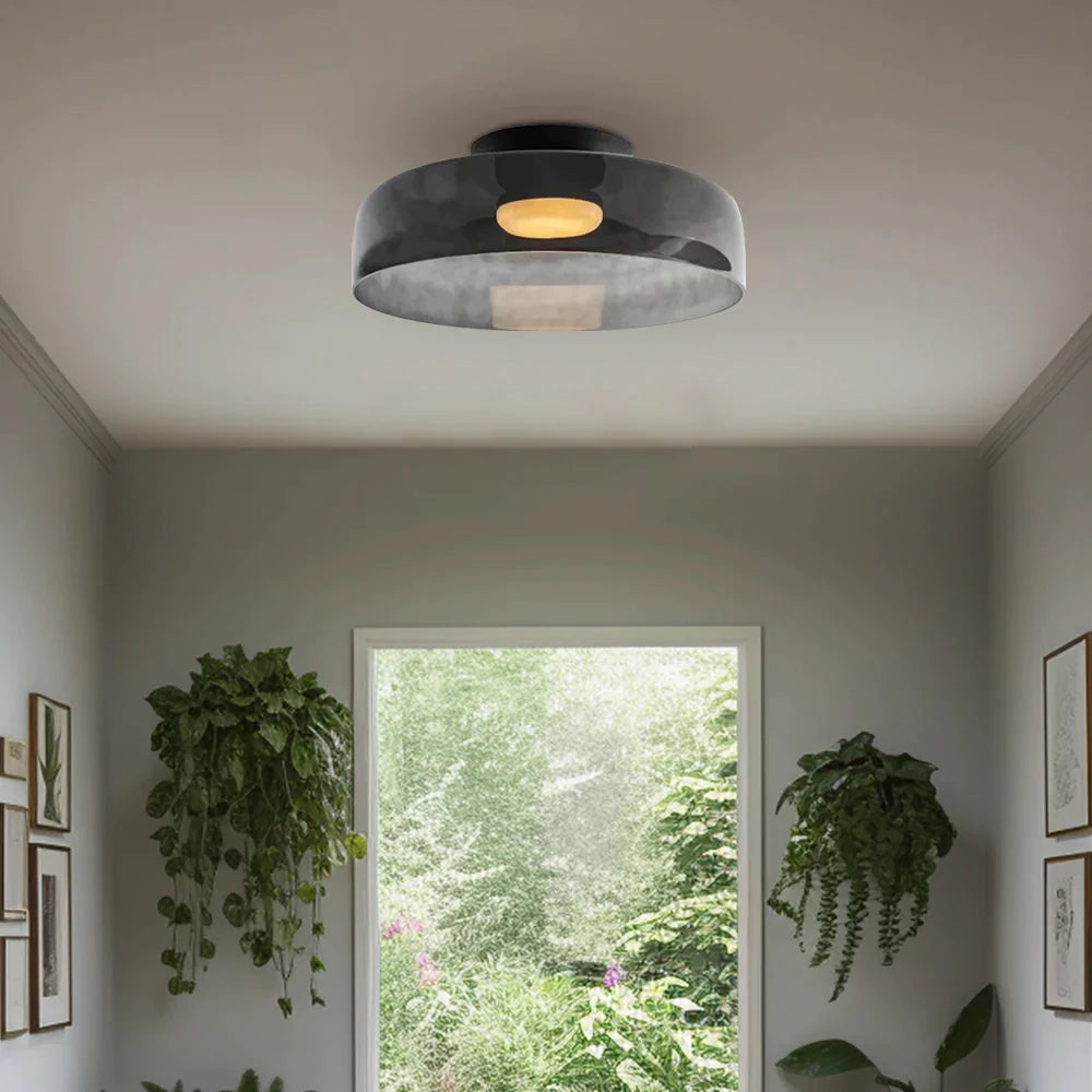 Valentina Modern Simple Creative Glass Flush Mount Ceiling Light - Letslighting