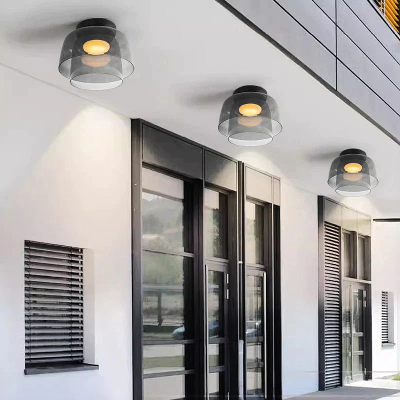 Valentina Modern Simple Creative Glass Flush Mount Ceiling Light - Letslighting