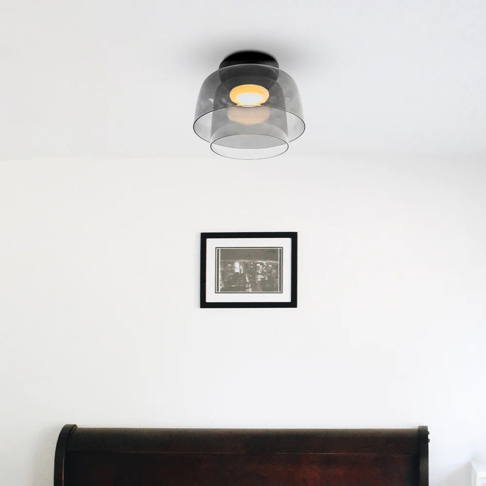 Valentina Modern Simple Creative Glass Flush Mount Ceiling Light - Letslighting