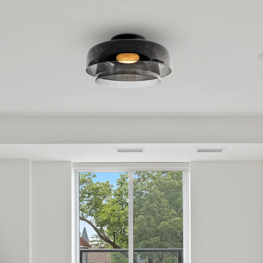 Valentina Modern Simple Creative Glass Flush Mount Ceiling Light - Letslighting