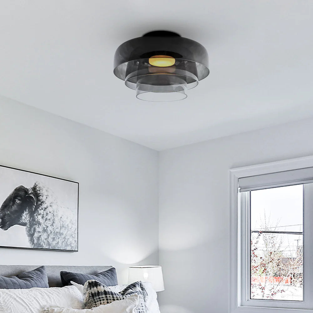 Valentina Modern Simple Creative Glass Flush Mount Ceiling Light - Letslighting