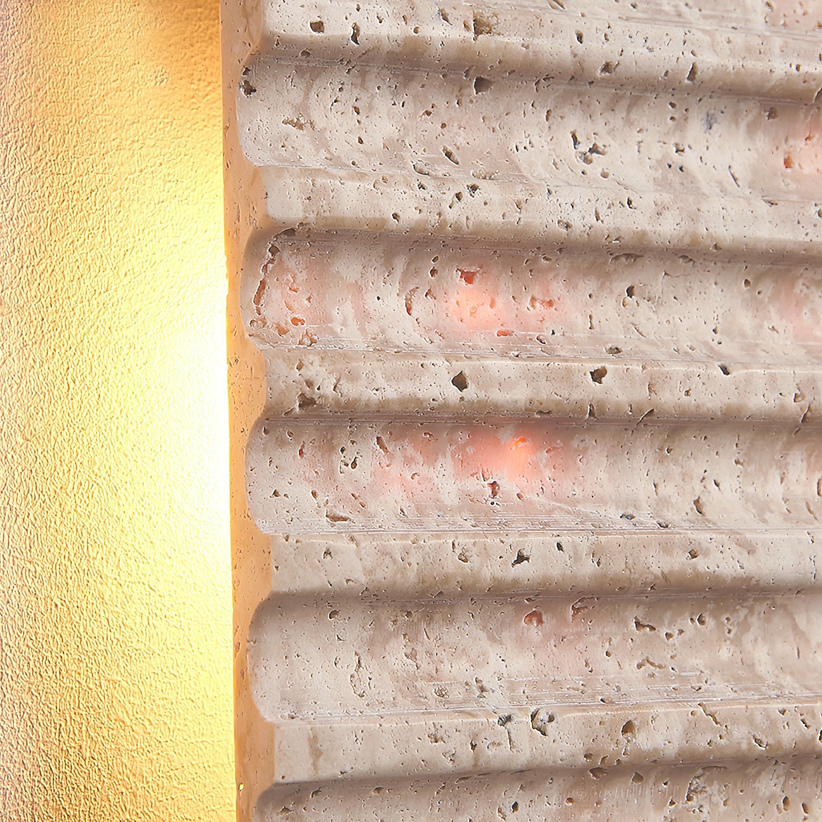 Othaus Modern Minimalist Beige Travertine Wall Lamp - Letslighting