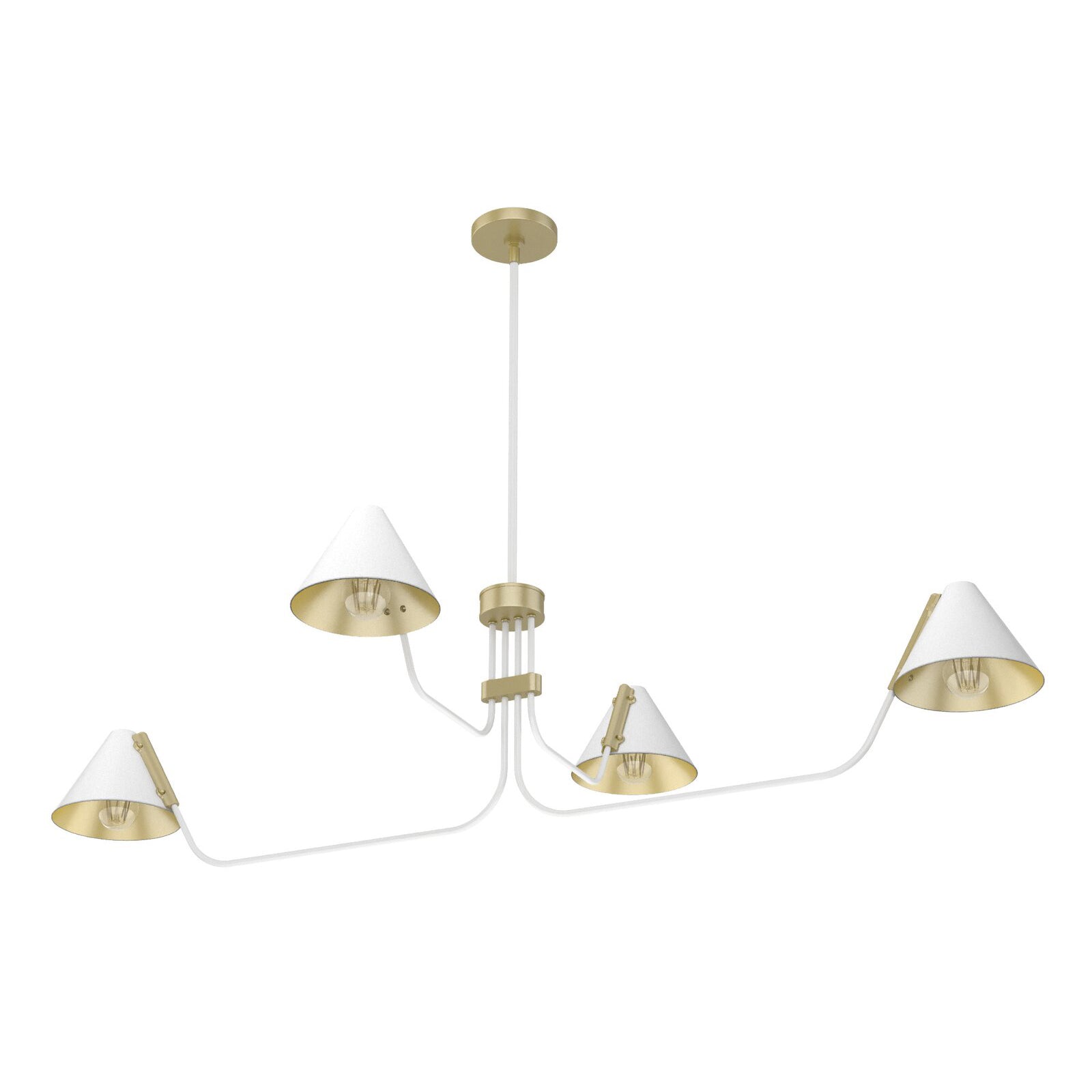 Cucarara Vintage Industrial Isle Black Chandelier - Letslighting