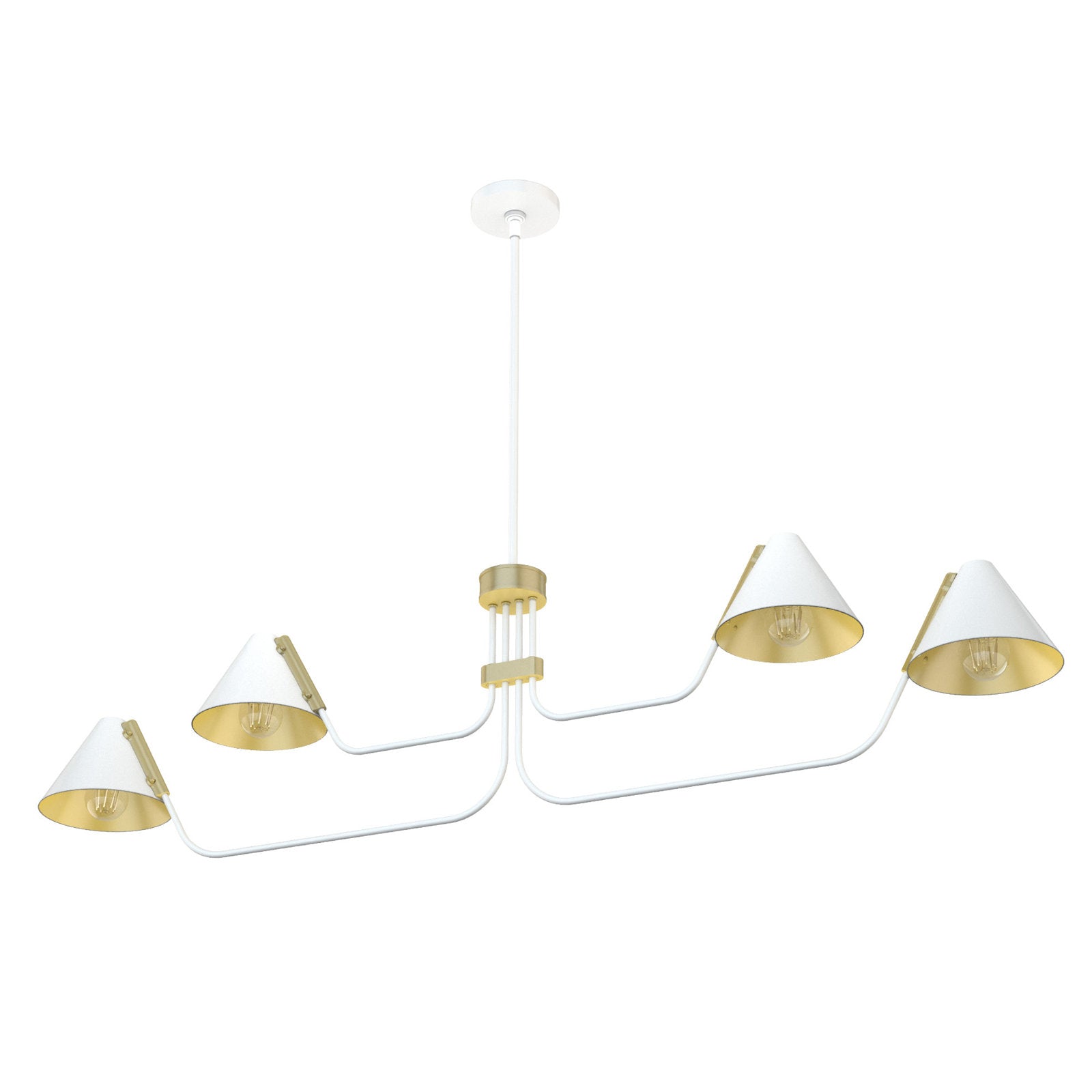 Cucarara Vintage Industrial Isle Black Chandelier - Letslighting