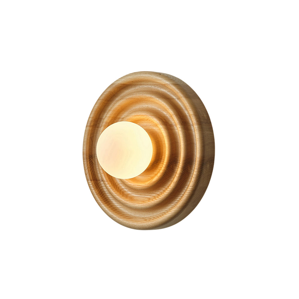 Ultalora Modern Minimalist Wood Glass Wall Lamp - Letslighting