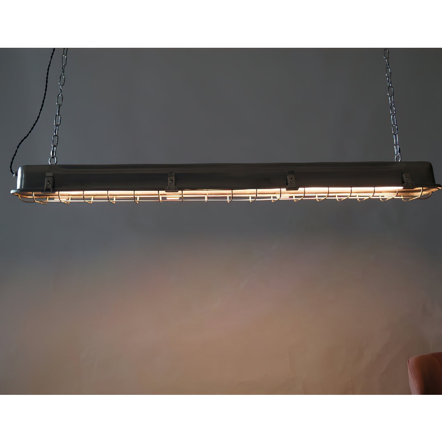 Anorionis Modern Minimalist Cage Glass Pendant Light - Letslighting
