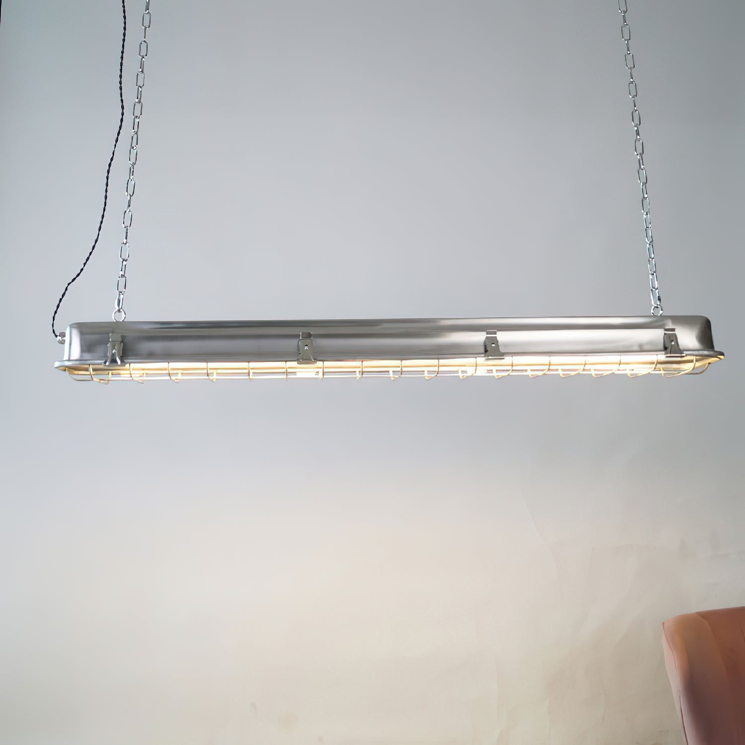 Anorionis Modern Minimalist Cage Glass Pendant Light - Letslighting
