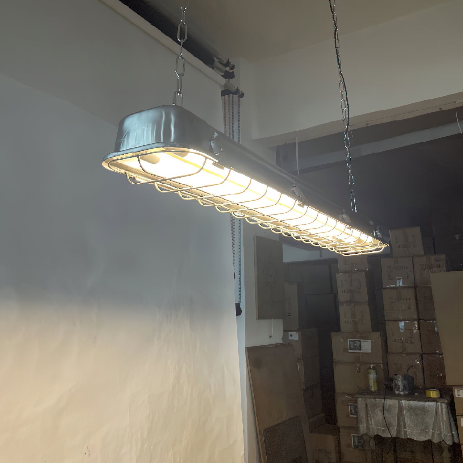 Anorionis Modern Minimalist Cage Glass Pendant Light - Letslighting