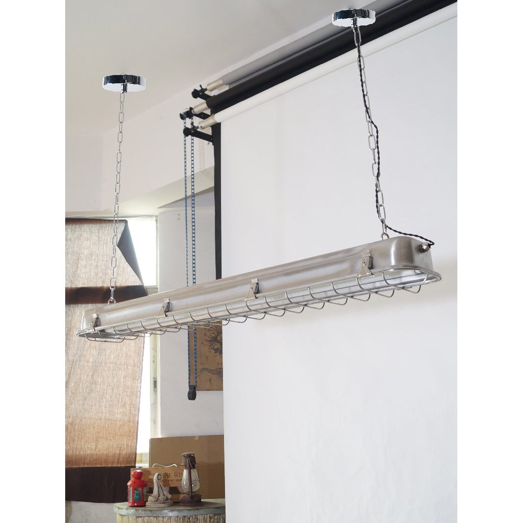Anorionis Modern Minimalist Cage Glass Pendant Light - Letslighting