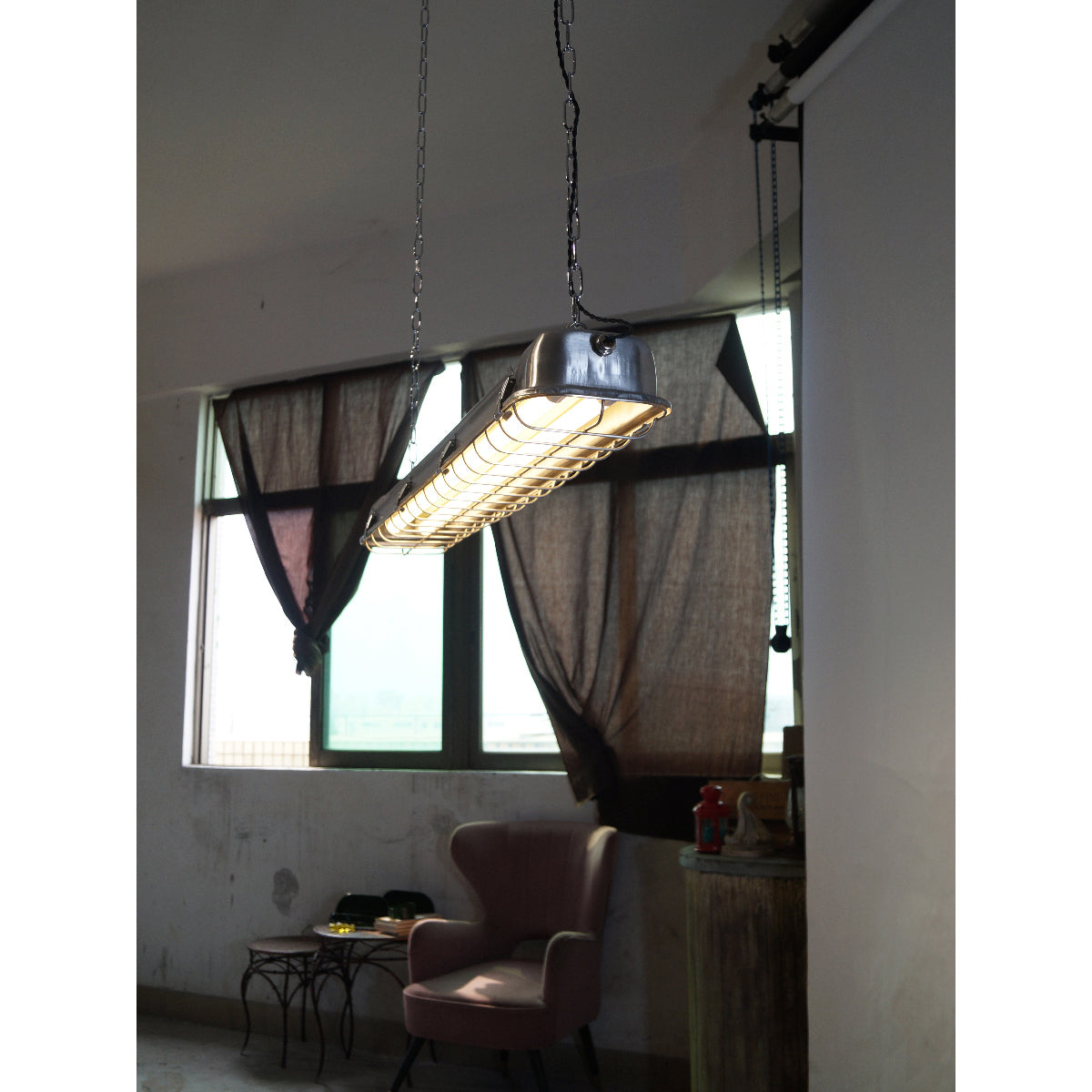 Anorionis Modern Minimalist Cage Glass Pendant Light - Letslighting