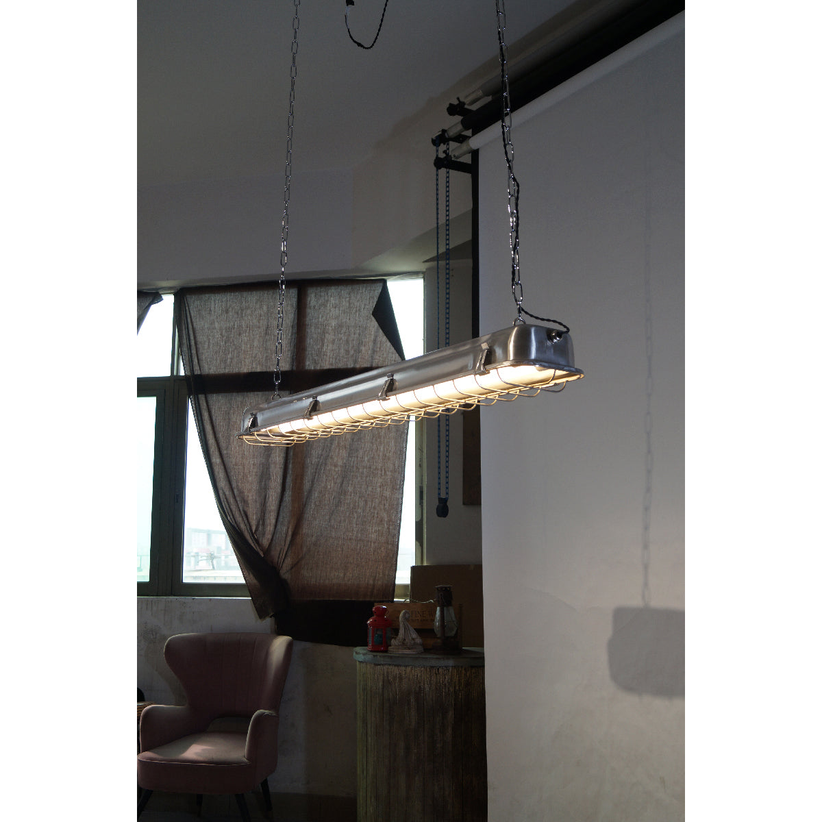Anorionis Modern Minimalist Cage Glass Pendant Light - Letslighting