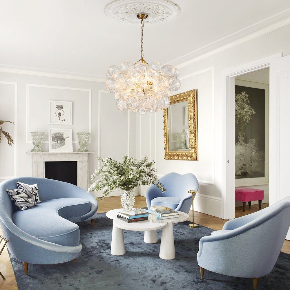 Aurora Chandelier Glass Ball Bubble Modern - Letslighting