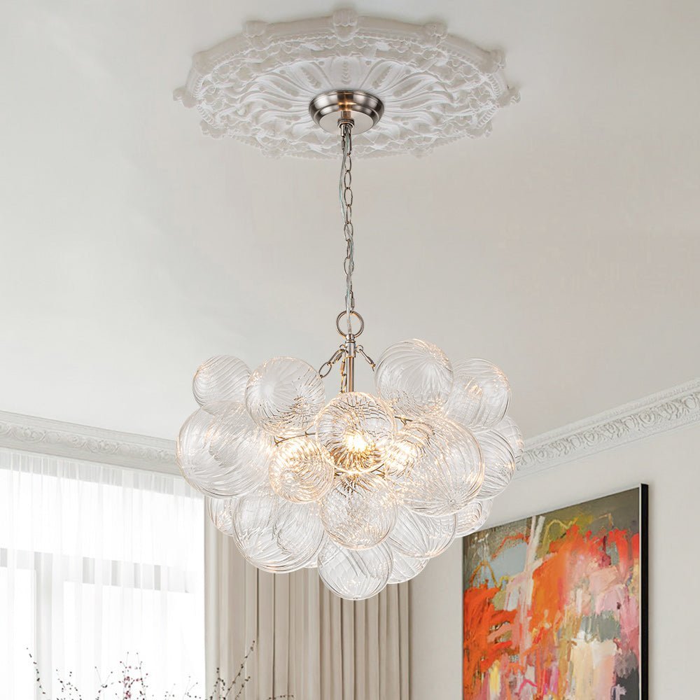 Aurora Chandelier Glass Ball Bubble Modern - Letslighting