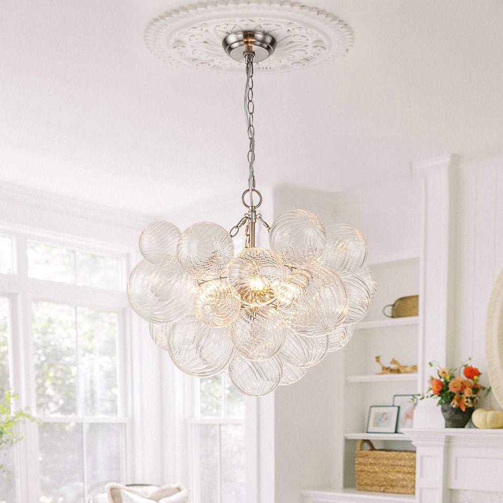 Aurora Chandelier Glass Ball Bubble Modern - Letslighting