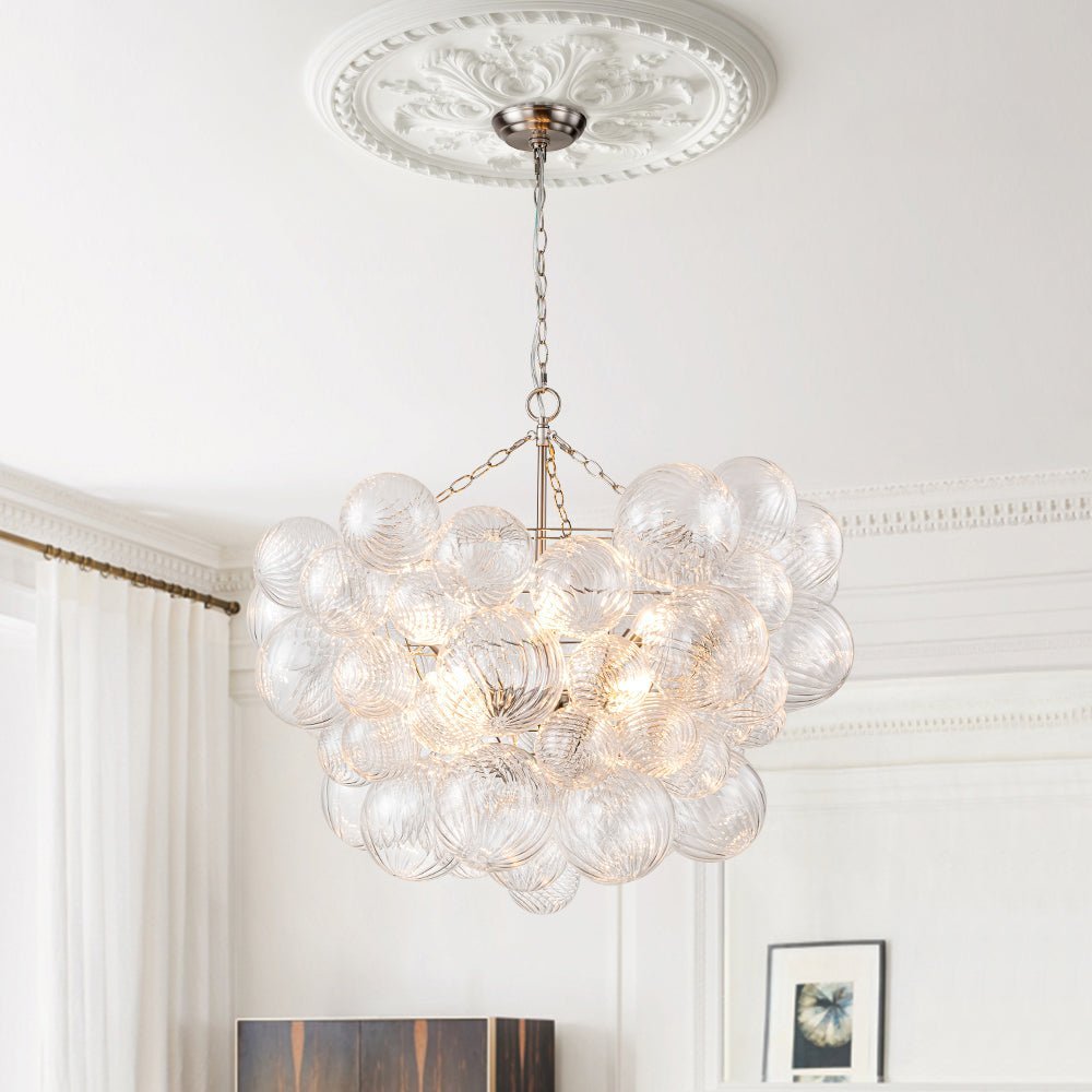 Aurora Chandelier Glass Ball Bubble Modern - Letslighting