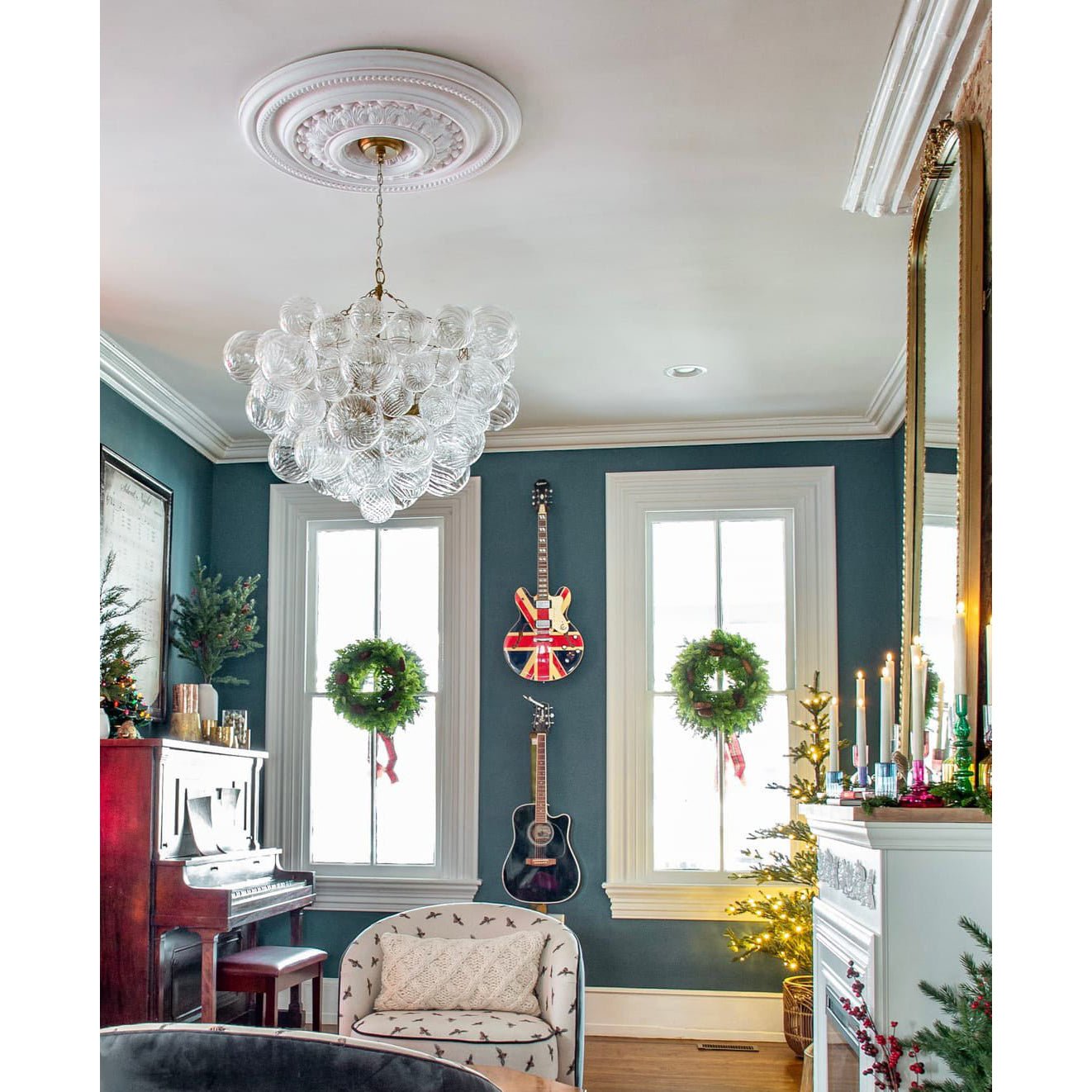 Aurora Chandelier Glass Ball Bubble Modern - Letslighting