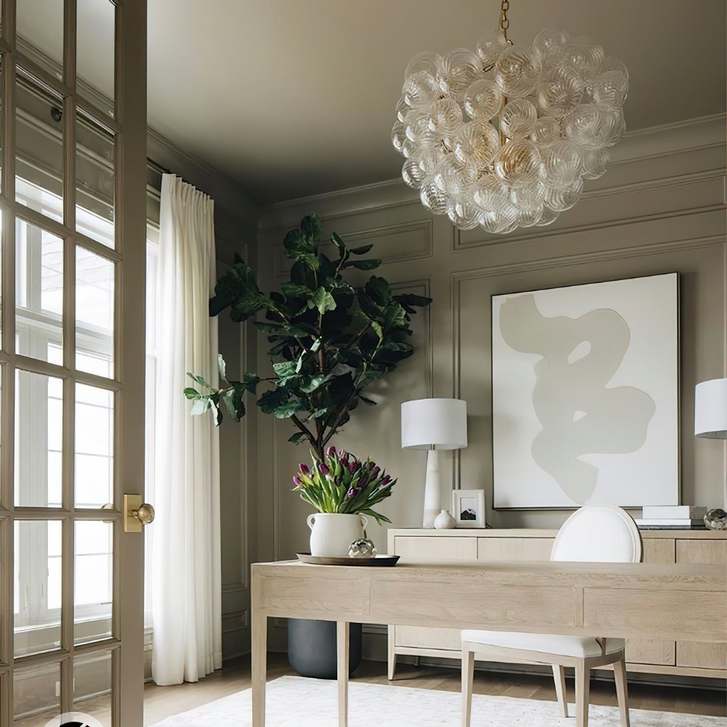 Aurora Chandelier Glass Ball Bubble Modern - Letslighting