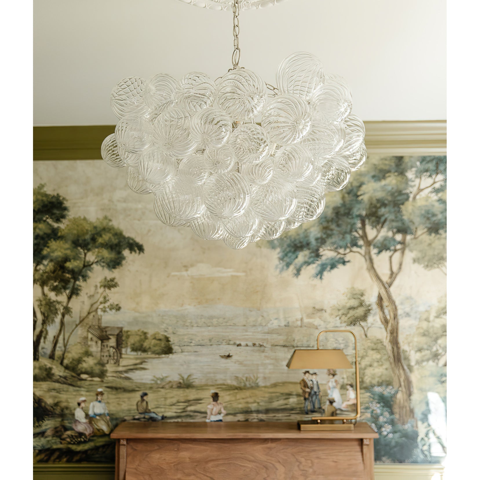 Aurora Chandelier Glass Ball Bubble Modern - Letslighting