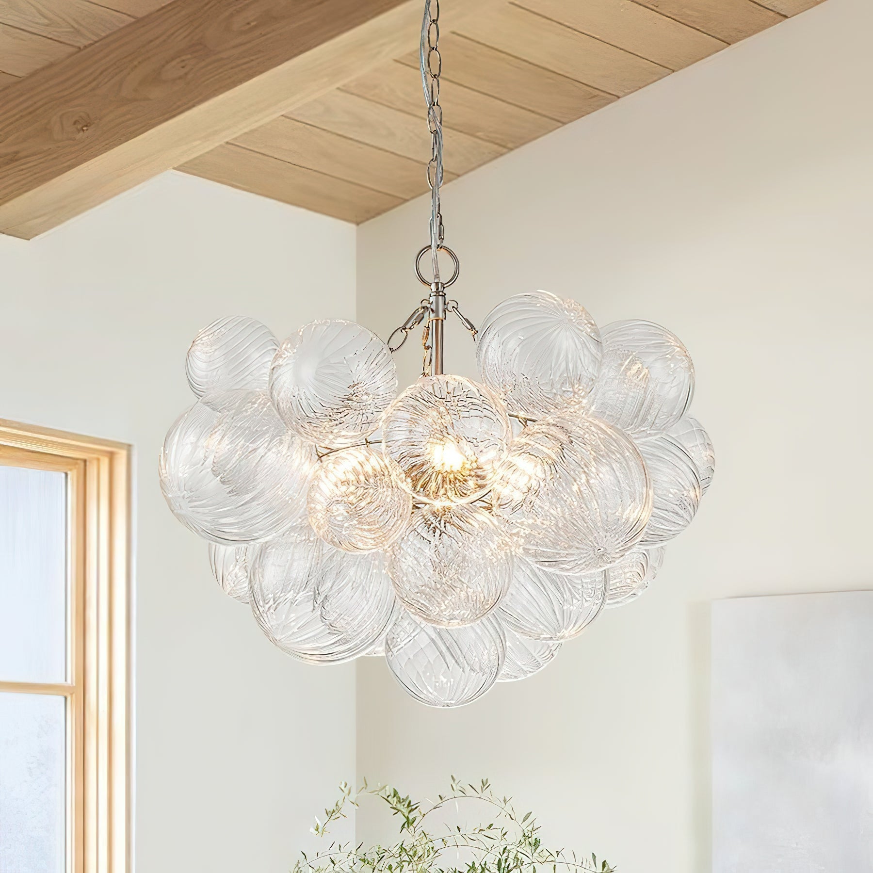 Aurora Chandelier Glass Ball Bubble Modern - Letslighting