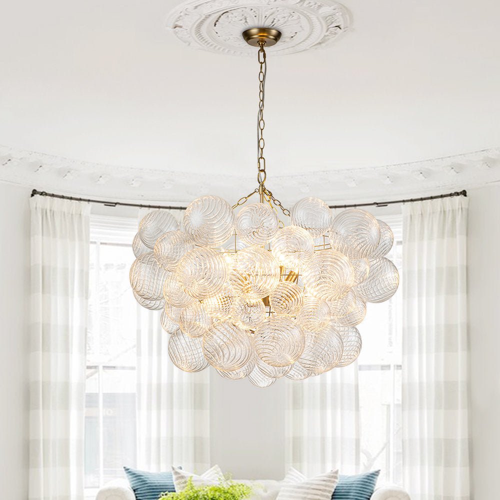 Aurora Chandelier Glass Ball Bubble Modern - Letslighting