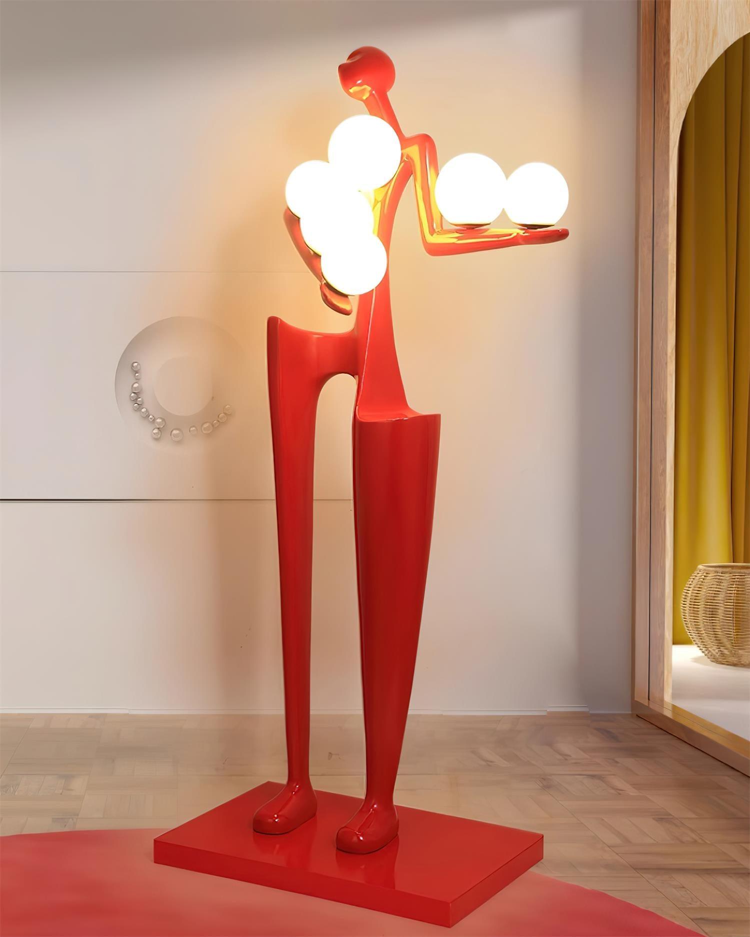 Zenoce Plastic Artistic Floor Lamp - Letslighting
