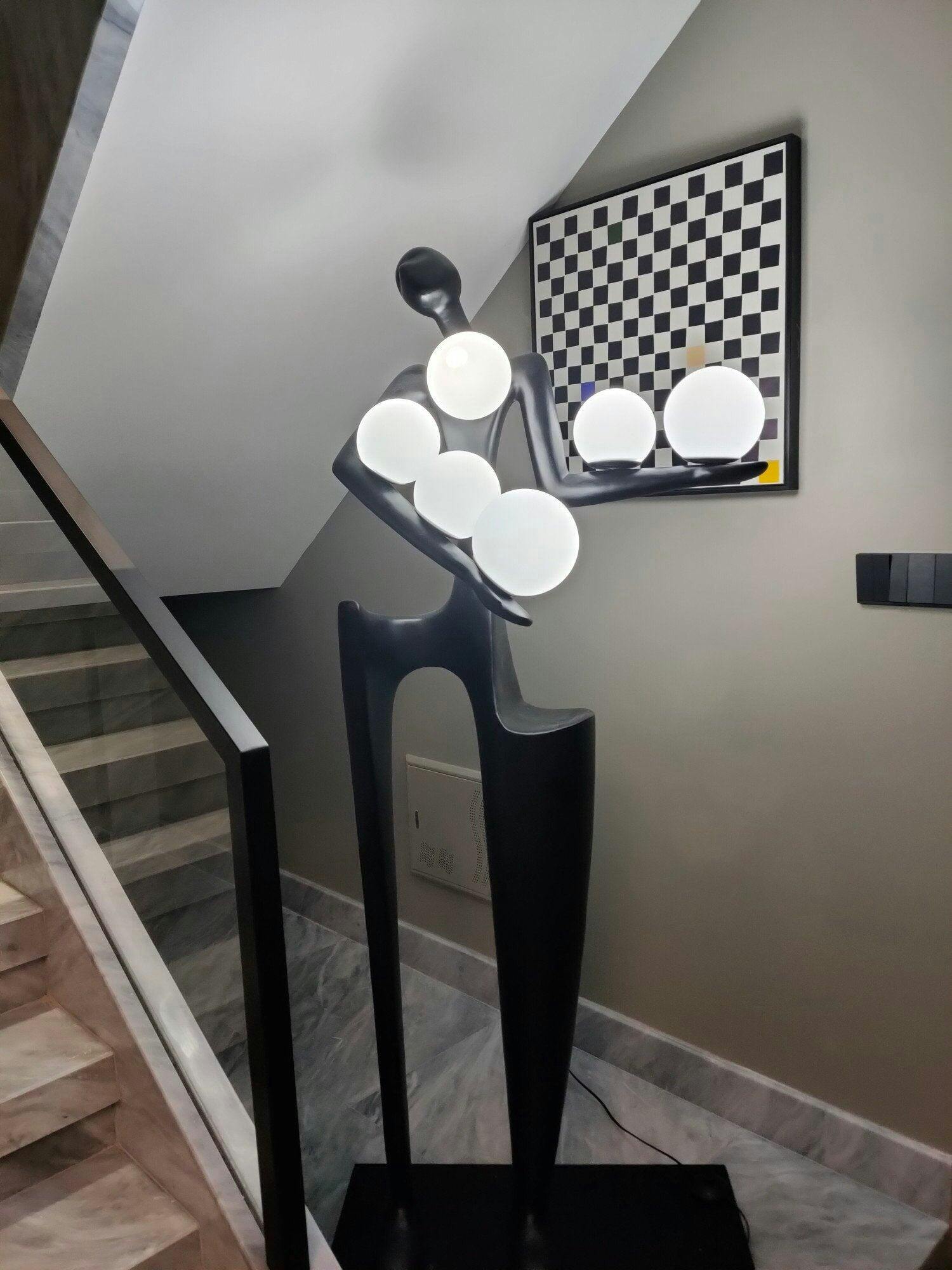 Zenoce Plastic Artistic Floor Lamp - Letslighting