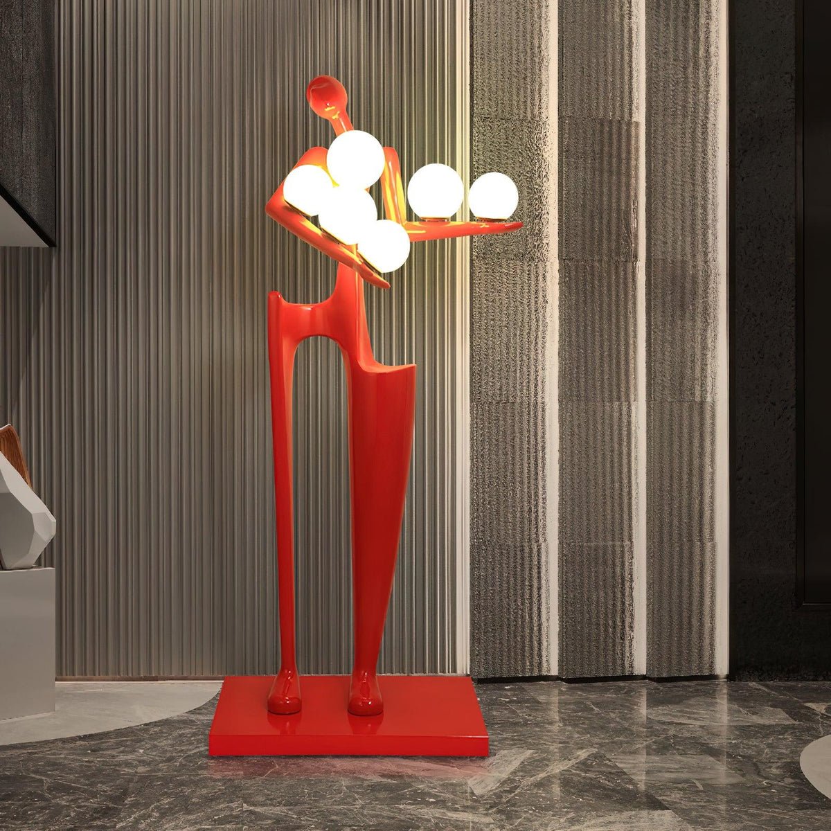 Zenoce Plastic Artistic Floor Lamp - Letslighting