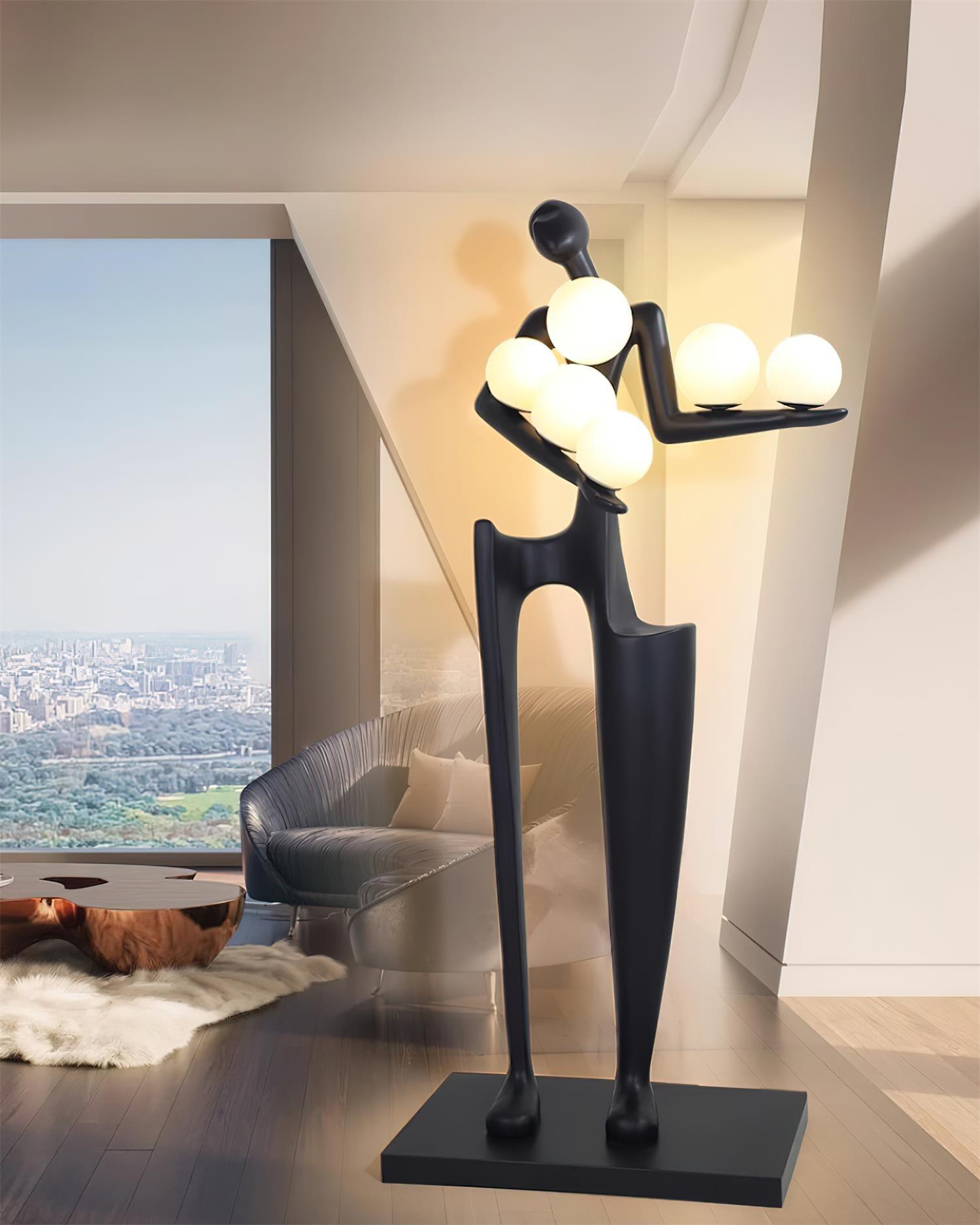 Zenoce Plastic Artistic Floor Lamp - Letslighting