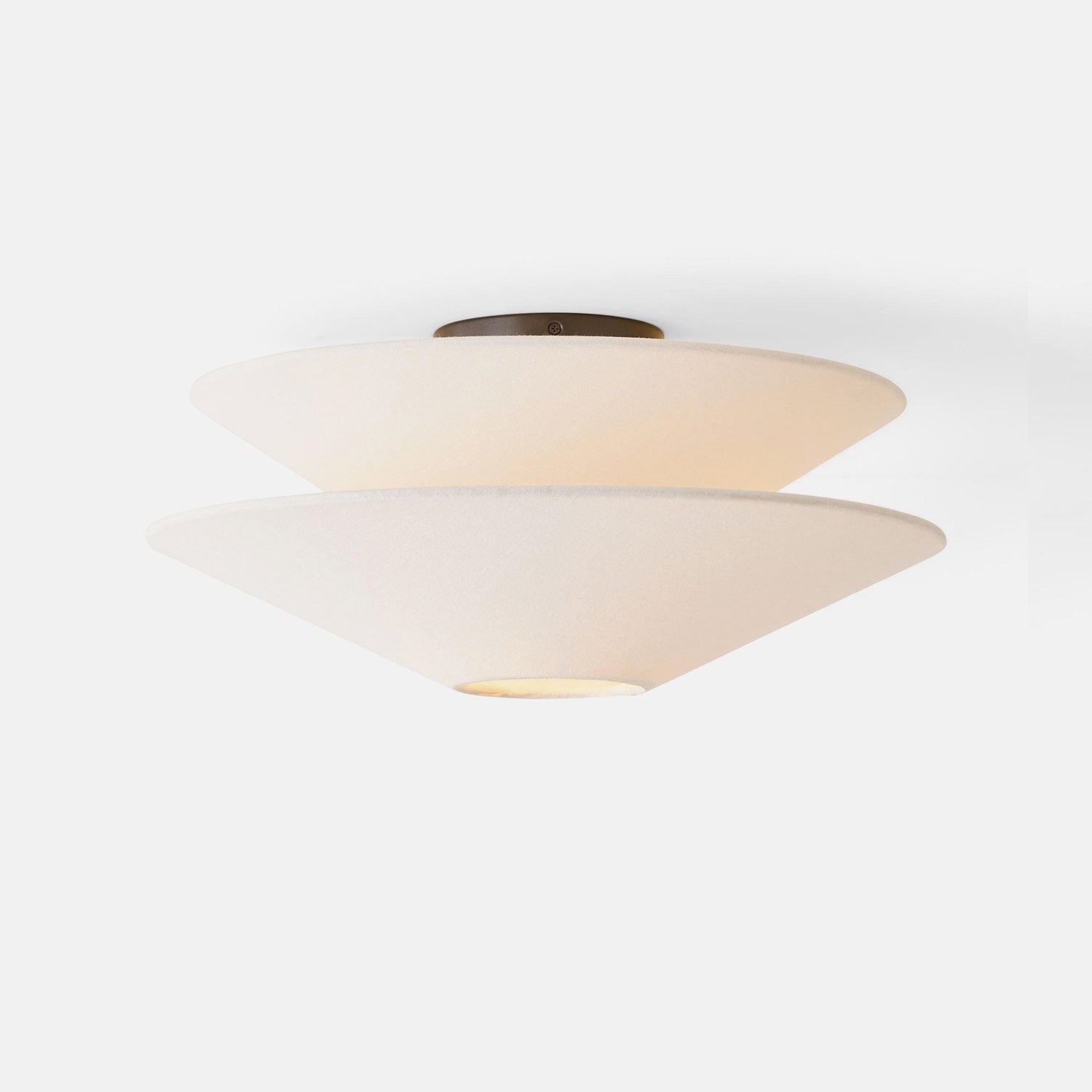 Ritta Double Cone Ceiling Light Fabric